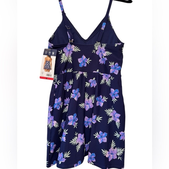 Lands End Floral Print Swim Dress - Picture 6 of 13